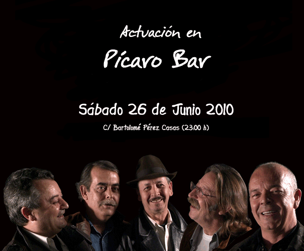 Actuaci&oacute;n P&iacute;caro Bar